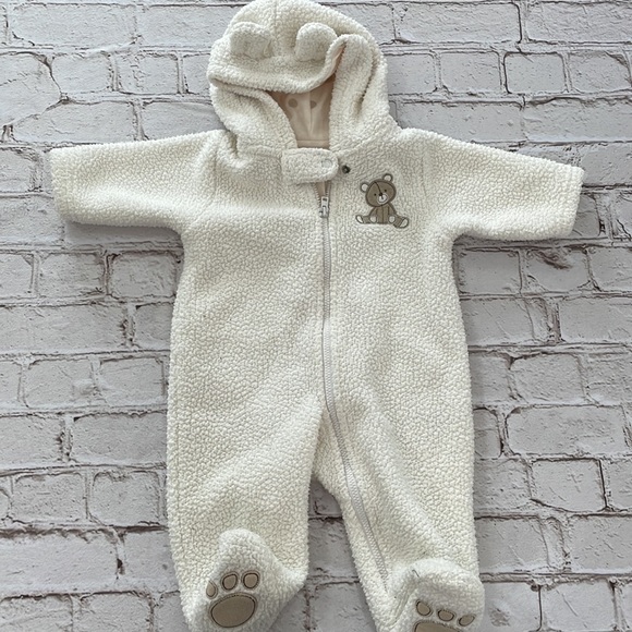 Carter’s Zip Footies Bunting 3 Months Fleece - Picture 1 of 7